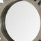 Homeroots 26 in. Round Grey Wood Frame Wall Mirror 376391 - alternate 3